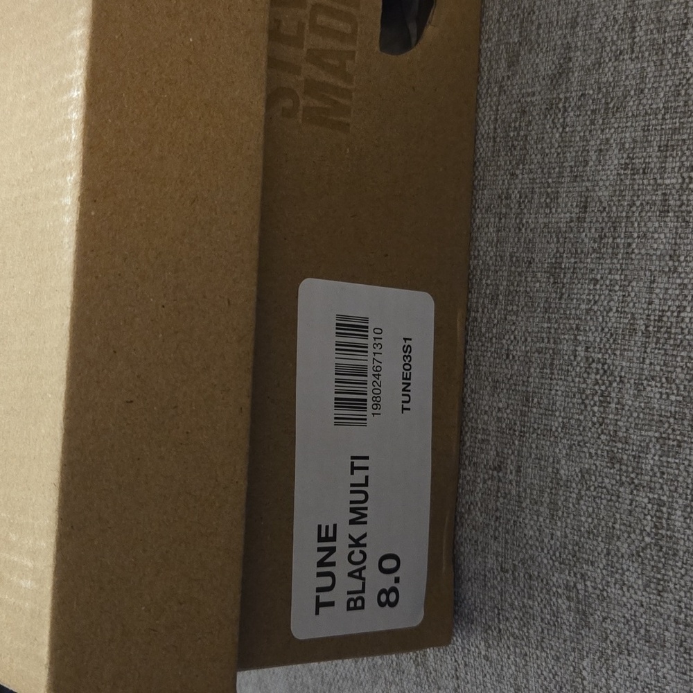 NWT Steve Madden Black Rhinstones Shoes - Picture 5 of 9